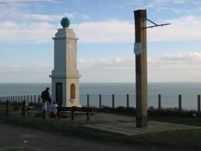 Greenwich Meridian Marker; England; East Sussex; Peacehaven